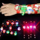 Christmas Gift Luminous Wrist Band Cartoon LED Flash Bracelet For Kids Presents Decoration Toys