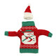 Christmas Knitted Sweater Lid Hat Wine Bottle Cover Wrap Bag Xmas Decoration