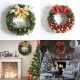 Christmas Party Home Decoration 30cm Wreath Rattan Pendant Toys For Kids Children Gift Christmas Party Home Decoration 30cm Wreath Rattan Pendant Toys For Kids Children Gift