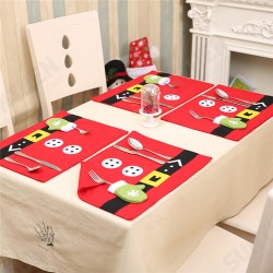 Christmas Party Home Decoration Elk Glove Table Mats Ornament Toys For Kids Children Gift Christmas Party Home Decoration Elk Glove Table Mats Ornament Toys For Kids Children Gift