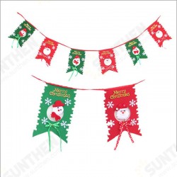 Christmas Party Home Decoration Multi-style Hanging Flags Ornament Toys For Kids Children Gift Christmas Party Home Decoration Multi-style Hanging Flags Ornament Toys For Kids Children Gift