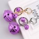 Christmas Party Home Decoration MultiColor Bells Pendant Keychain Toys For Kids Children Gift