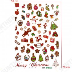 Christmas Party Home Decoration Multiple Element Merry Christmas Window Stickers Kids Children Gift Christmas Party Home Decoration Multiple Element Merry Christmas Window Stickers Kids Children Gift