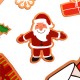 Christmas Party Home Decoration Multiple Element Merry Christmas Window Stickers Kids Children Gift