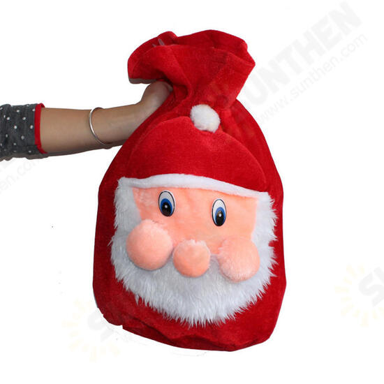 Christmas Party Home Decoration Santa Claus Gift Candy Bag For Kids Children Gift Toys