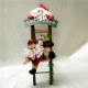 Christmas Party Home Decoration Santa Claus Skiman Ladder Toys For Kids Children Gift