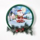 Christmas Party Home Decoration Snow Music Wreath Ornament Toys For Kids Children Gift