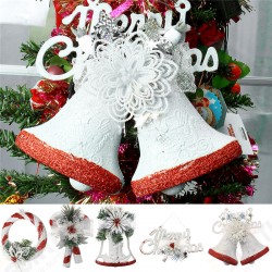 Christmas Party Home Decoration White Hand Painted Tree Ornament Pendant Door Hanging Kids Gift Christmas Party Home Decoration White Hand Painted Tree Ornament Pendant Door Hanging Kids Gift