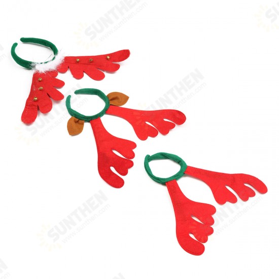 Christmas Reindeer Deer Antlers Headbrand Hair Band Xmas Fancy Dress Accessories