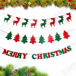 Christmas Tree Hanging Flag Banner Ornament Gift Home Yard Party Decor Christmas Tree Hanging Flag Banner Ornament Gift Home Yard Party Decor