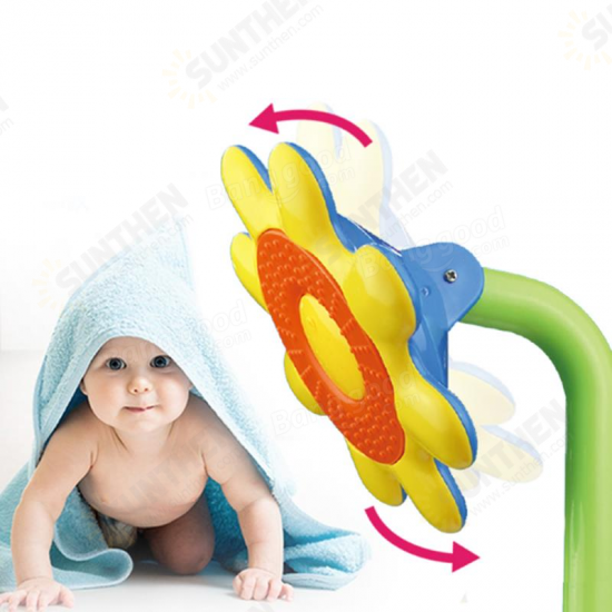 Yellow Duck Shower Head for Kids Faucet Water Spraying Tool Baby Bath Toys