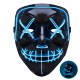 Clown Plastic Mask with Remote Control Three Glowing Colors about Red/Blue/Green for Party Toys
