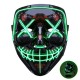 Clown Plastic Mask with Remote Control Three Glowing Colors about Red/Blue/Green for Party Toys