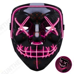 Clown Plastic Mask with Remote Control Three Glowing Colors about Red/Blue/Green for Party Toys Clown Plastic Mask with Remote Control Three Glowing Colors about Red/Blue/Green for Party Toys