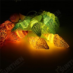 Crack Colorful Star Conch LED Light String Christmas Decoration