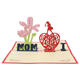 Creative Red Paper Carving 3D Card ThanksGiving Day Gift For Families Toys Creative Red Paper Carving 3D Card ThanksGiving Day Gift For Families Toys