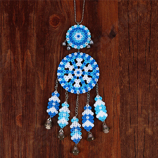 DIY Dream Catcher Windbell Kit Perler 5mm Fuse Beads Kid Craft Toy Decor DIY Dream Catcher Windbell Kit Perler 5mm Fuse Beads Kid Craft Toy Decor