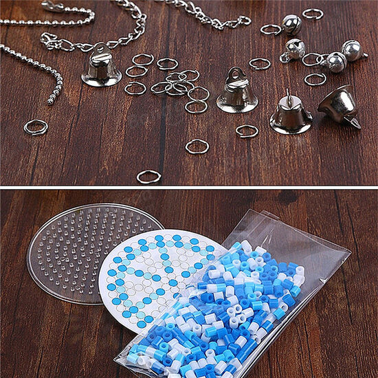 DIY Dream Catcher Windbell Kit Perler 5mm Fuse Beads Kid Craft Toy Decor