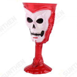 Goblet Plastic Skull Cup Bar KTV Party Cocktails Beer Wine LED Luminous Cup Drinkware Halloween Gift