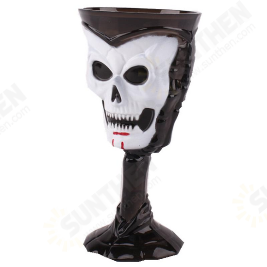 Goblet Plastic Skull Cup Bar KTV Party Cocktails Beer Wine LED Luminous Cup Drinkware Halloween Gift