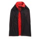 Halloween Cape Red And Black Double-sided Hooded Children's Adult Party Dress Up Cape