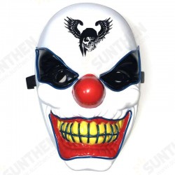 Halloween Clown LED Glow Mask Festival Supplies Props Scary El Lighting Mask for Decoration Halloween Clown LED Glow Mask Festival Supplies Props Scary El Lighting Mask for Decoration