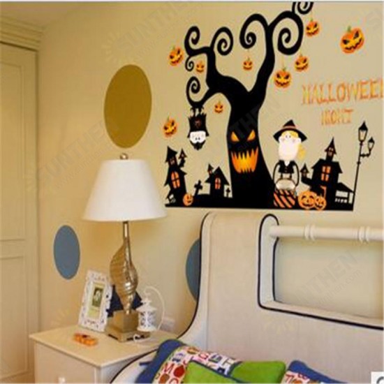 Halloween Festival Sticker Design Mural Home Wall Decal Decoration