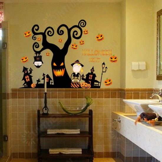 Halloween Festival Sticker Design Mural Home Wall Decal Decoration