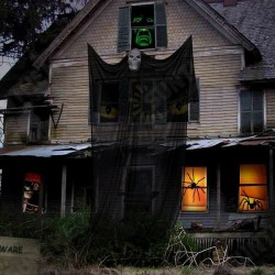 Halloween Ghost Hanging Decorations Scary Creepy Indoor/Outdoor Decor 6.6x10.8ft
