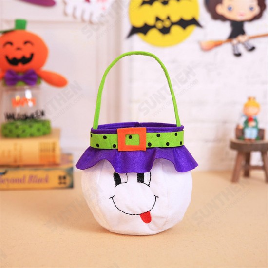 Halloween Hand Bag Witch Pumpkin Bag Cosplay Costumes Candy Bag Decoration Toys