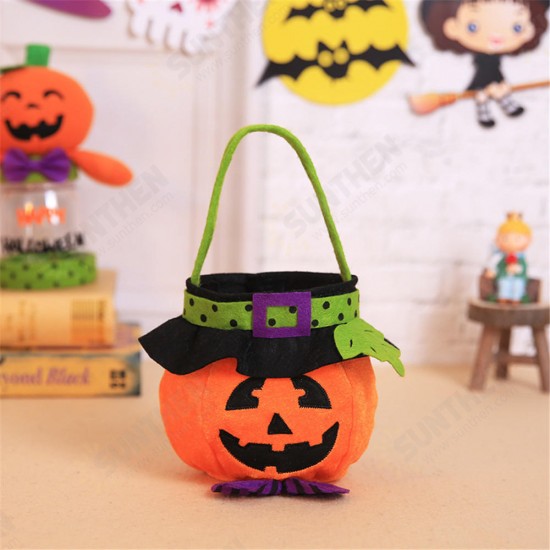 Halloween Hand Bag Witch Pumpkin Bag Cosplay Costumes Candy Bag Decoration Toys