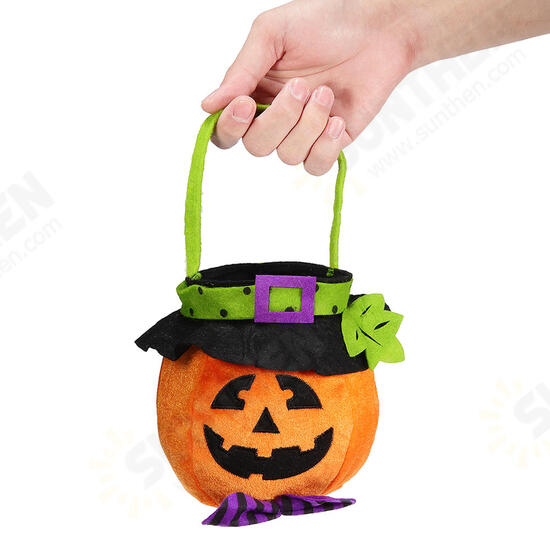 Halloween Hand Bag Witch Pumpkin Bag Cosplay Costumes Candy Bag Decoration Toys