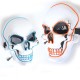 Halloween Horror Party Mask Ghost LED Lighting Glowing Festivals Props EL Cold Light Fluorescent Mask