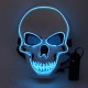 Halloween Horror Party Mask Ghost LED Lighting Glowing Festivals Props EL Cold Light Fluorescent Mask