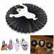 Halloween Paper Fan Wall Hanging Decoration Party Home Decor Gifts Ghost Pumpkin Halloween Paper Fan Wall Hanging Decoration Party Home Decor Gifts Ghost Pumpkin
