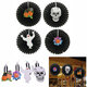 Halloween Paper Fan Wall Hanging Decoration Party Home Decor Gifts Ghost Pumpkin