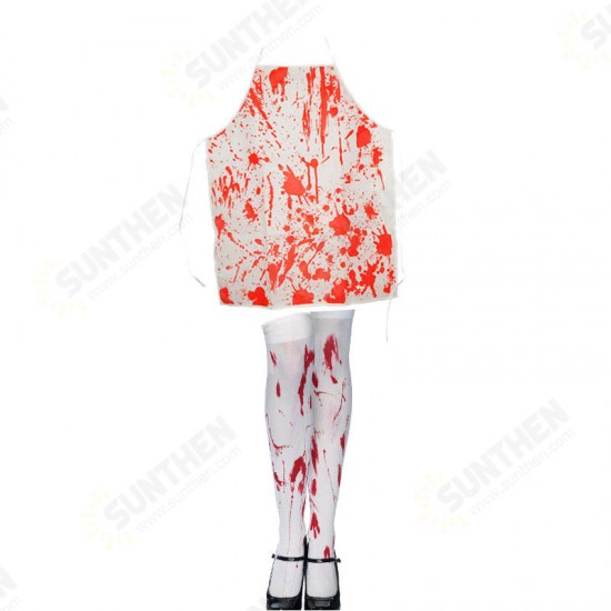 Halloween Party Decoration Cosplay Bloody Stains Aprons Props Horror Scene Supplies Toys