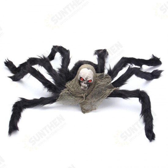 Halloween Party Decoration Skeleton Ghosthead Spider Horrid Scare Scene Toys