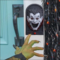 Halloween Party Home Decoration Illuminated Terror Skeleton Vampire Doorbell Horrid Scare Scene Toy Halloween Party Home Decoration Illuminated Terror Skeleton Vampire Doorbell Horrid Scare Scene Toy