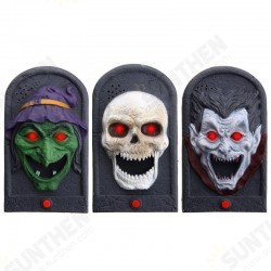 Halloween Party Home Decoration Illuminated Terror Skeleton Vampire Doorbell Horrid Scare Scene Toy Halloween Party Home Decoration Illuminated Terror Skeleton Vampire Doorbell Horrid Scare Scene Toy