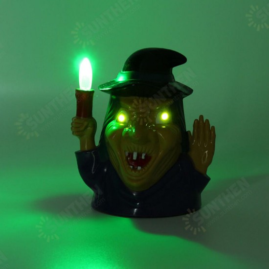 Halloween Party Home Decoration Supplies Portable Luminous Ghost Lamp Toys For Kids Children Gift