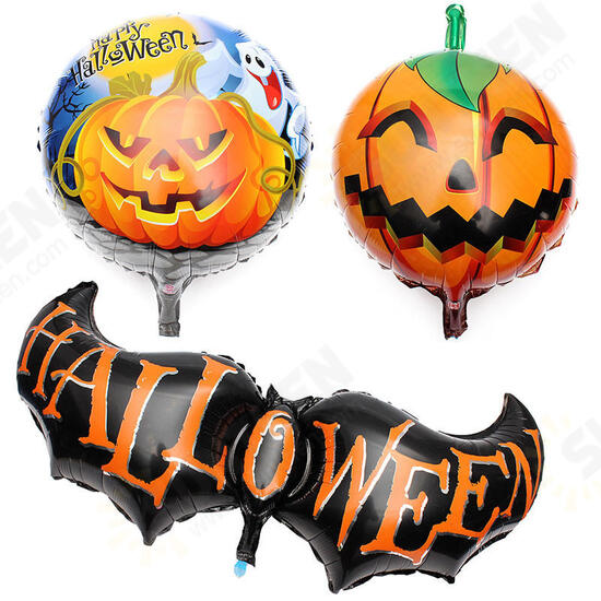Halloween Pumpkin Head Party Home Decorations Props Foil Balloons Halloween Pumpkin Head Party Home Decorations Props Foil Balloons