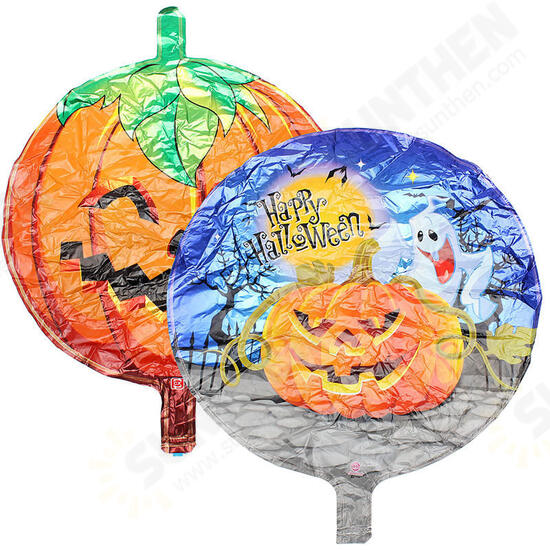 Halloween Pumpkin Head Party Home Decorations Props Foil Balloons Halloween Pumpkin Head Party Home Decorations Props Foil Balloons