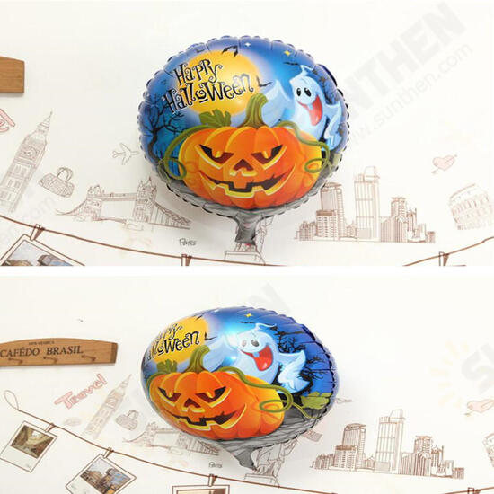 Halloween Pumpkin Head Party Home Decorations Props Foil Balloons Halloween Pumpkin Head Party Home Decorations Props Foil Balloons