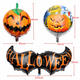 Halloween Pumpkin Head Party Home Decorations Props Foil Balloons Halloween Pumpkin Head Party Home Decorations Props Foil Balloons