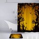 Halloween Series Decorative Toys Bathroom Toilet Cover+Non-slip Pedestal Rug+Bath Mat / Waterproof Shower Curtain Halloween Style Halloween Series Decorative Toys Bathroom Toilet Cover+Non-slip Pedestal Rug+Bath Mat / Waterproof Shower Curtain Halloween Style