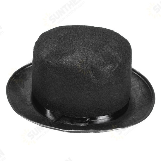 Halloween Wizard Vampire Adult Kids Magic Black High Hat