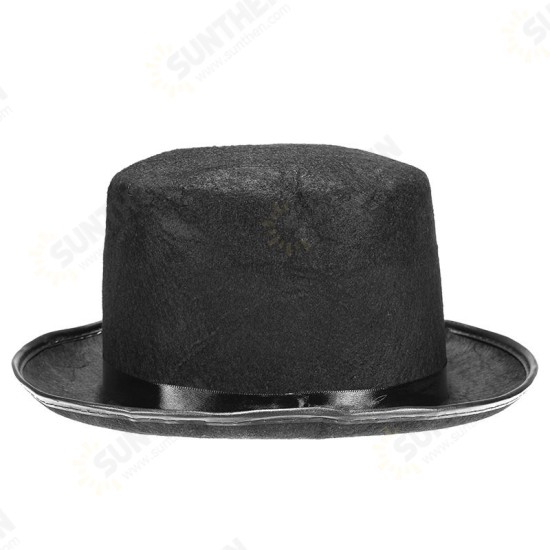 Halloween Wizard Vampire Adult Kids Magic Black High Hat