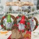 Hanging Non-Woven Hat With Heart Rattan Swedish Santa Gnome Handmade Figurine Home Ornaments Christmas Decoration Toys Table Decor