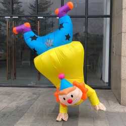 Inflatable Toy Inflatable Costume Inverted Clown Halloween Creative Activities Performance Fun Party Costume
